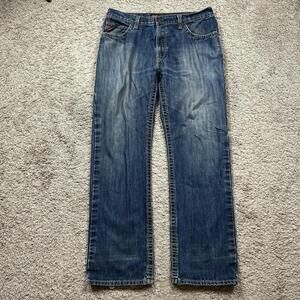 Ariat Work FR M4 Low Rise Boot Cut Jeans CAT 2 2112 Flame Resistant Size 36x34